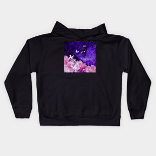 Purple and Pink Luna Butterfly Shrine Kids Hoodie